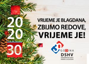 Čestitka predsjednika Demokratskog saveza Hrvata u Vojvodini za Novu 2020. godinu