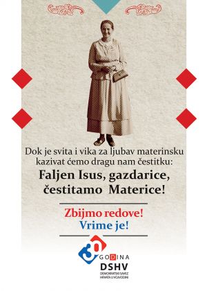 Čestitka za Materice Demokratskog saveza Hrvata u Vojvodini